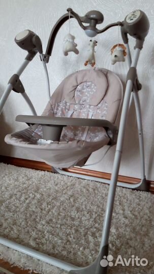 Детская электронная качелька