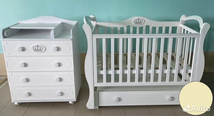 Комод Incanto Richmond 800/4 мдф с откидной пелен