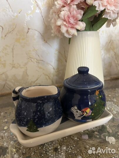 Набор сахарница/ молочник