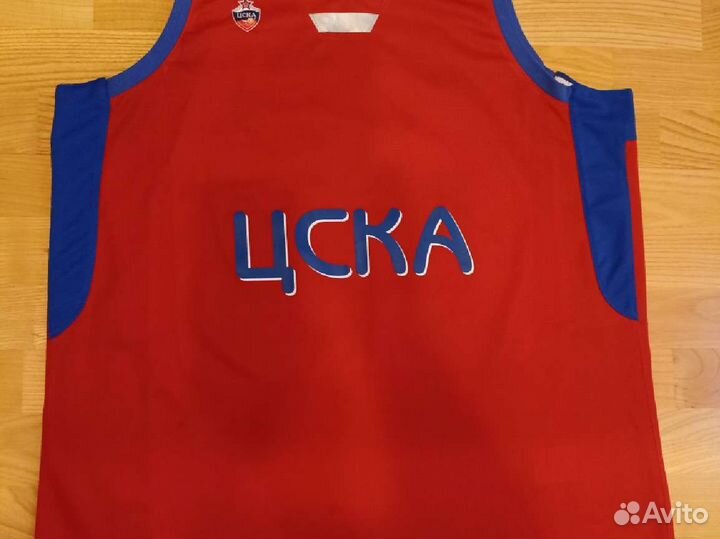 Игровая майка баскетбольного клуба Цска