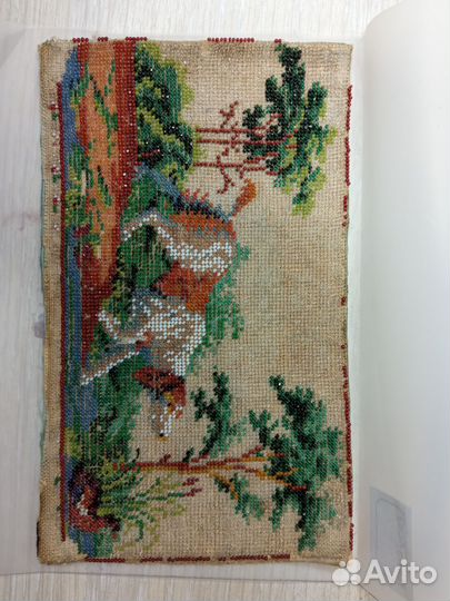 Вышивка бисером Русская борзая Россия 19 век