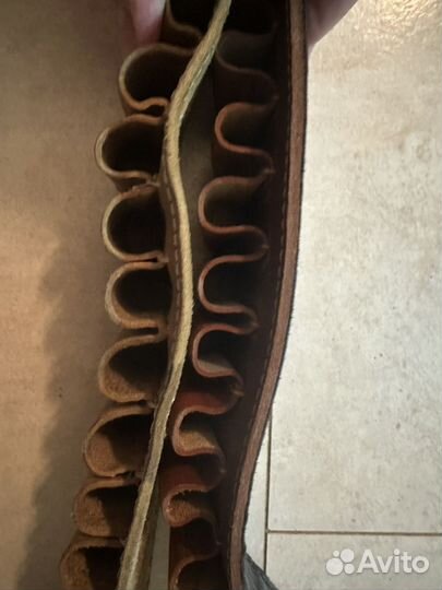 Кожаный патронташ