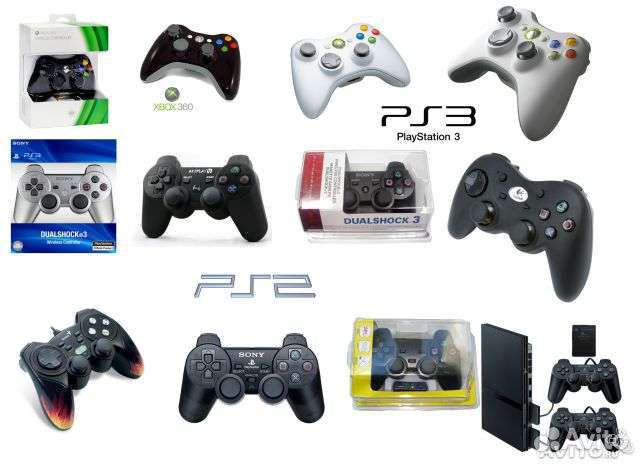 Джойстик PS4 PS3 хвох PS2