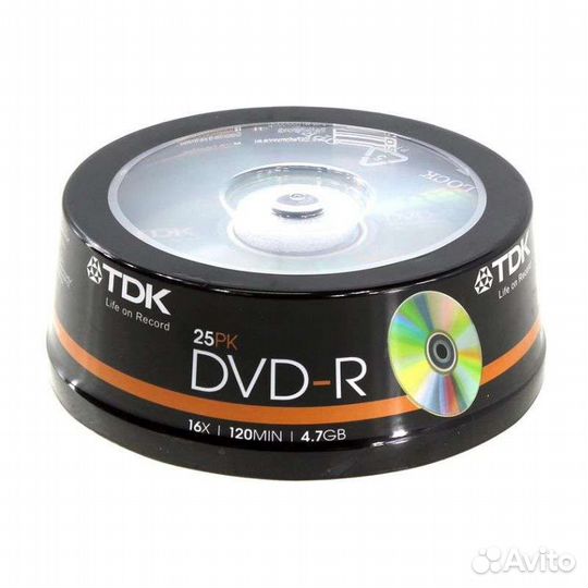 DVD-диск TDK DVD-R 4.7Gb