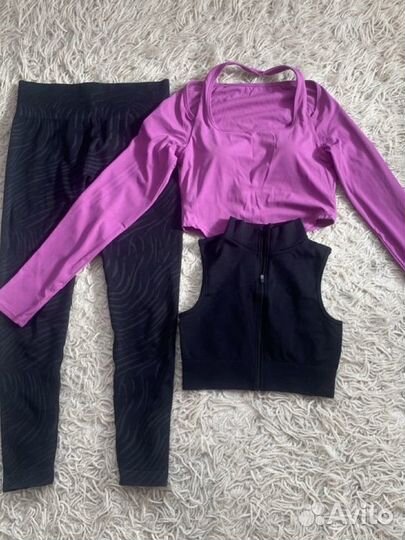 Комплект костюм для фитнеса йоги спорта