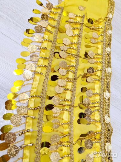 Пояс, косынка для танца живота и восточных танцев