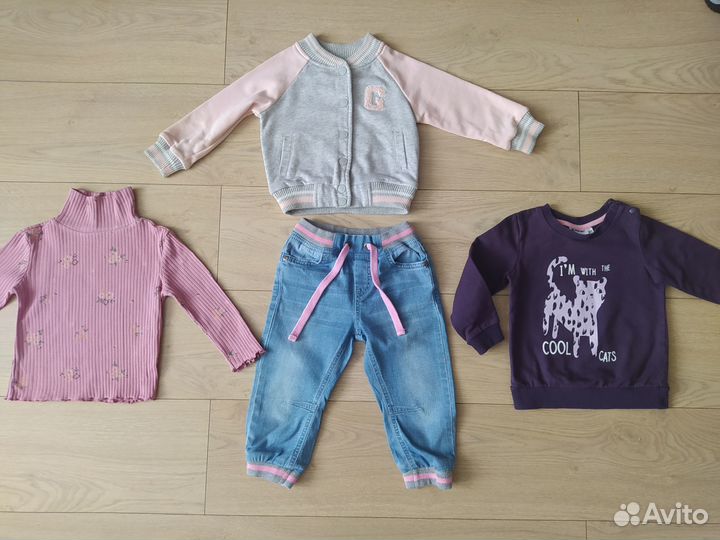 Пакет вещей для девочки 86 р