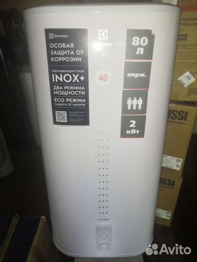 Новый бойлер Electrolux 80 л. нержавейка