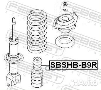 Пыльник заднего амортизатора (subaru tribeca W1