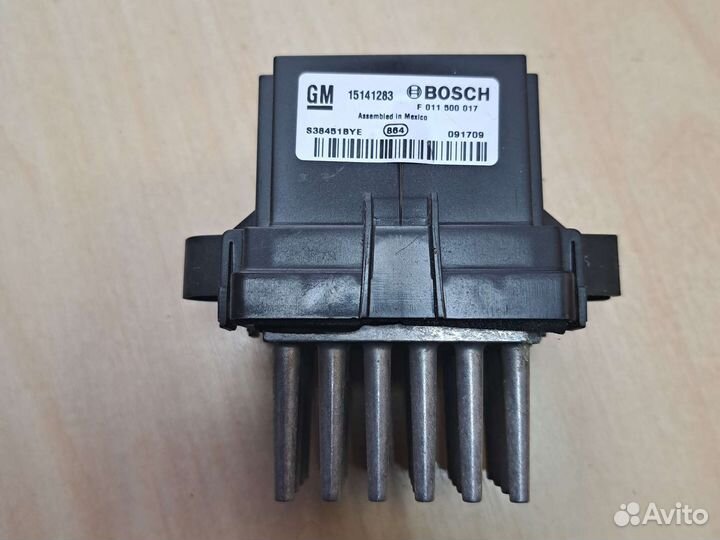 Резистор печки chevrolet cruz