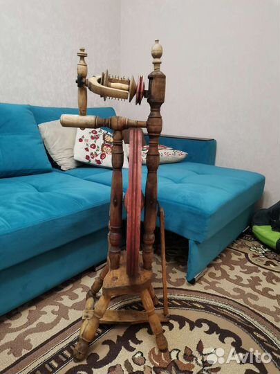 Прялка деревянная старинная