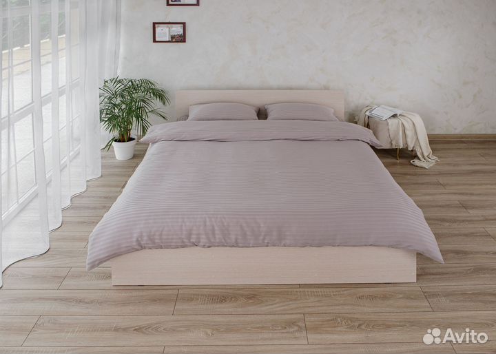 Кровать с матрасом 200х200 евро Милена