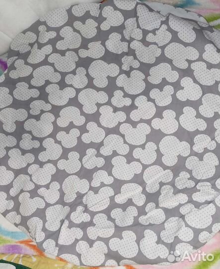 Простынь на детскую круглую кровать 2 шт
