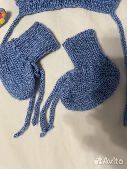 Шапка эльф и пинетки