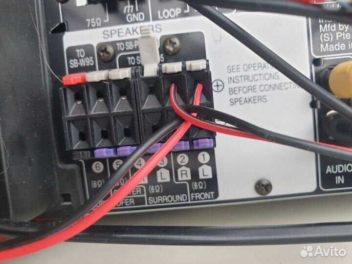 Ресивер. Усилитель panasonic sa ht75