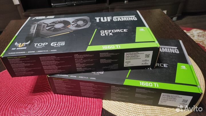 Видеокарта Asus TUF GTX 1660 Ti Gaming 6Gb