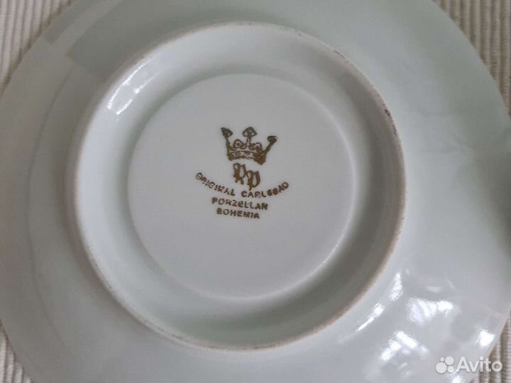 Чашка с блюдцем. Фарфор. Чехия