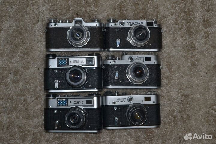 Коллекция пленочных фотоаппаратов