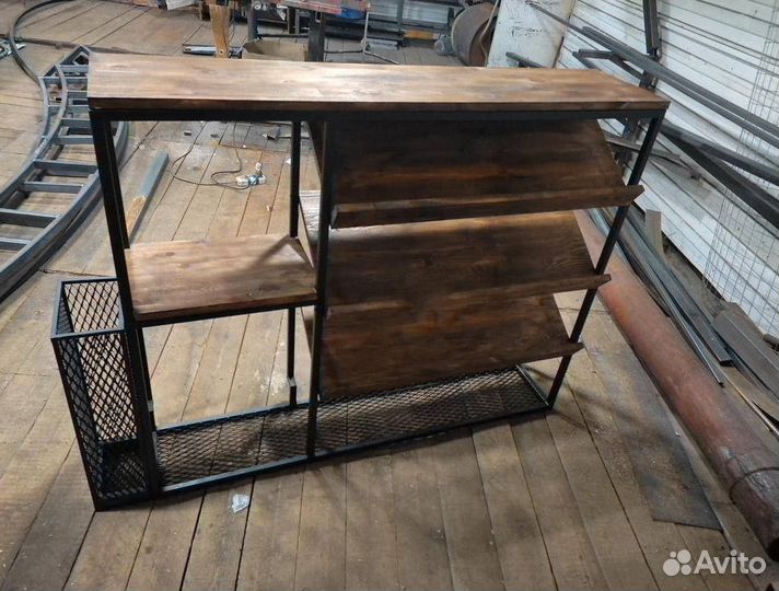 Новый металлический стеллаж лофт