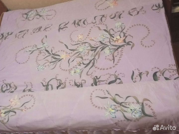 Пододеяльник и покрывало на 2 х сп.кровать бу