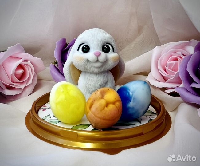 Пасхальный кролик (мыло ручной работы)