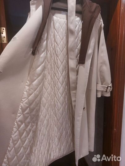 Тренч утепленный женский