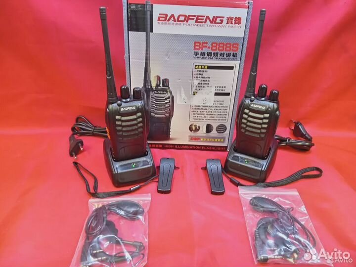 Рация Baofeng BF-888S комплект 2 шт