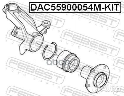К-кт подшипника ступицы передней Fiat Ducato