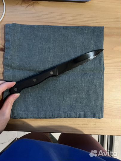 Черные ножи для стейка