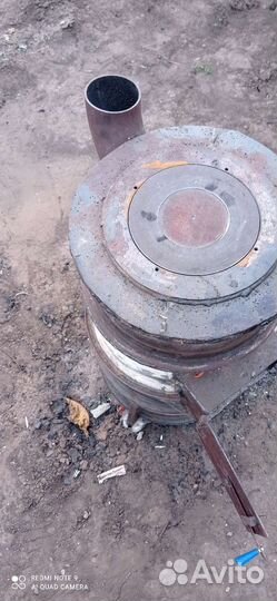 Печь на дровах