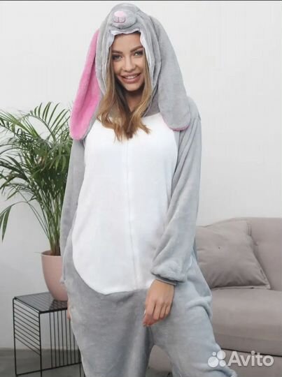 Кигуруми для девочек. Заяц пижама