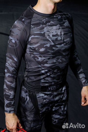 Комплект: рашгард + компрессионные штаны venum
