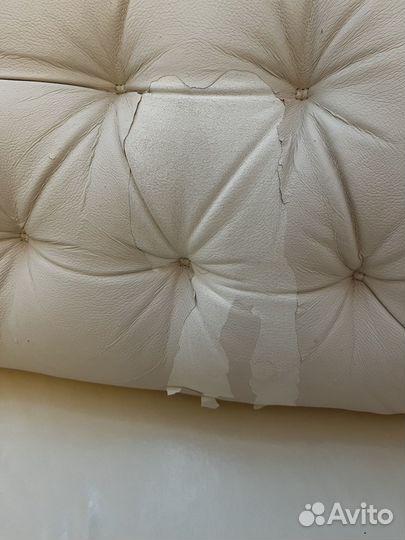 Кожаный угловой диван бу