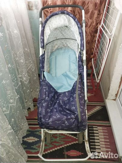 Детские санки коляска