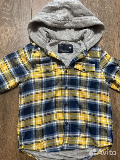 Рубашка на утеплении для мальчика