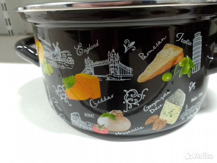 Набор кастрюль Сыр-5-1-Экстра, 1,5/2,3/5л, новый