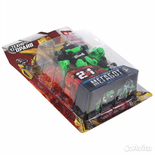 Робот трансформер Дракон зеленый 1907