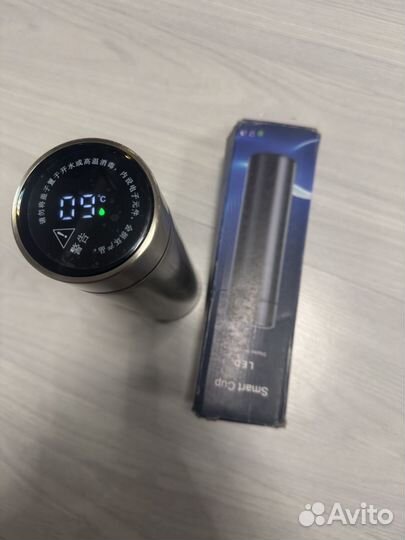 Термос с датчиком температуры новый