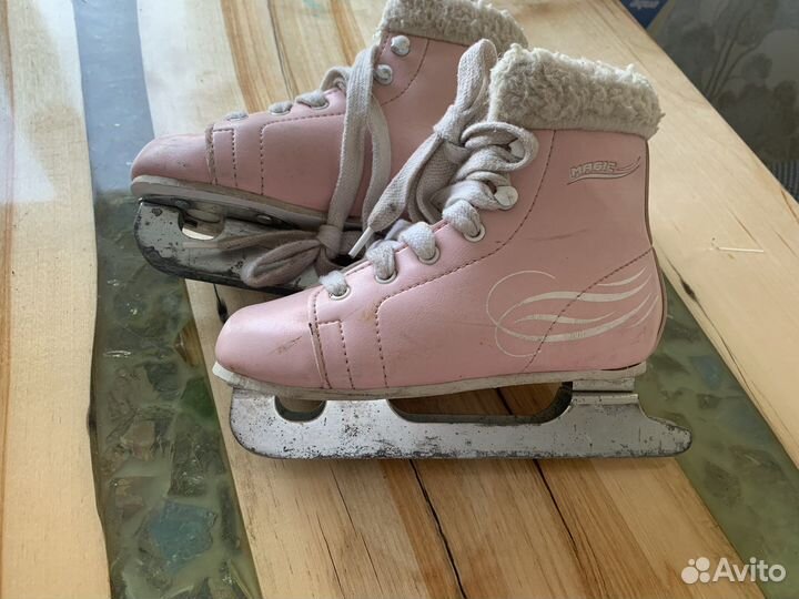 Коньки детские фигурные размер 30