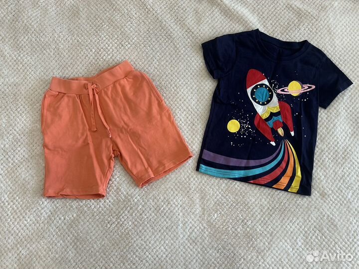 Вещи пакетом для мальчика б/у (104-110)