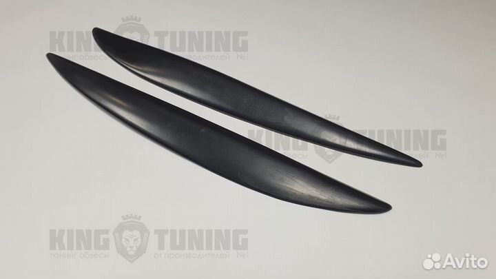 Реснички на фары Peugeot 206 (абс пластик)