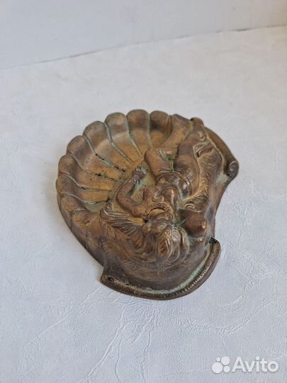Пепельница старинная бронза