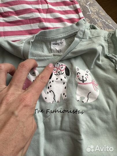 Большой пакет одежды для девочки 86-92