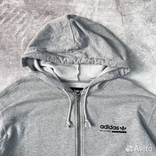 Плотный Зип Худи Adidas Оригинал (Nike Fila Acg)