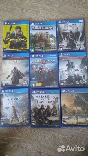 Диски игры для ps4