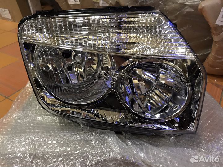 Фара передняя renault duster LH/RH хром