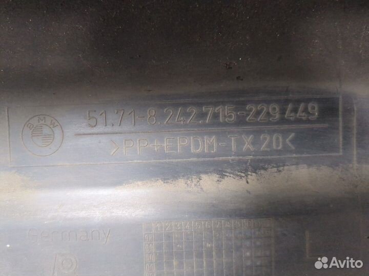 Накладка на порог левая передняя BMW 7 E38, 2000