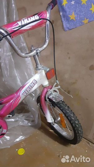 Велосипед детский 16с боковыми колесами