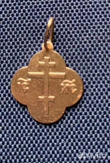 Кулоны золотые СССР. Серьга 750 проба