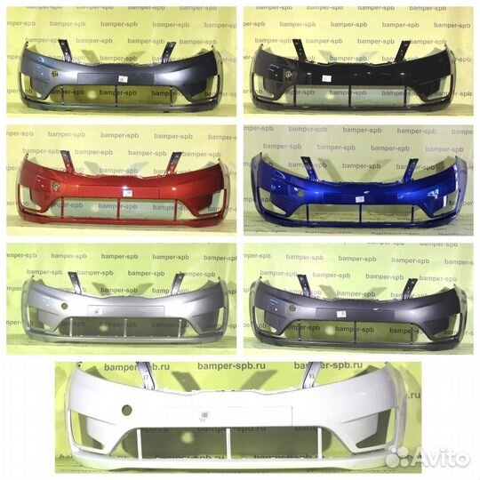 Передний бампер Kia Rio 17-20